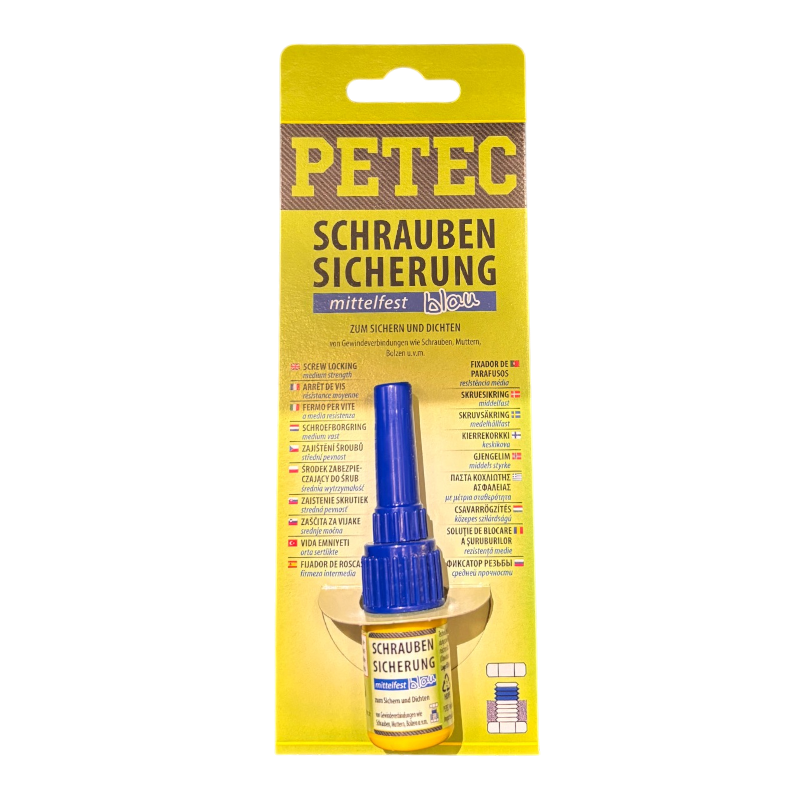 PETEC Schraubensicherung mittelfest, blau, 5g PETEC Schraubensicherung mittelfest, blau, 5g