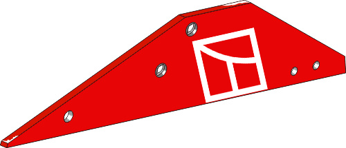 33.0140 Pflugteil Anlage - rechts (KK053683) 33.0140 Pflugteil Anlage - rechts (KK053683) passend für Kverneland