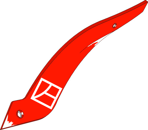 Pflugteil Streichblech-Streifen - links (H0403250) 34.0137 von Industriehof