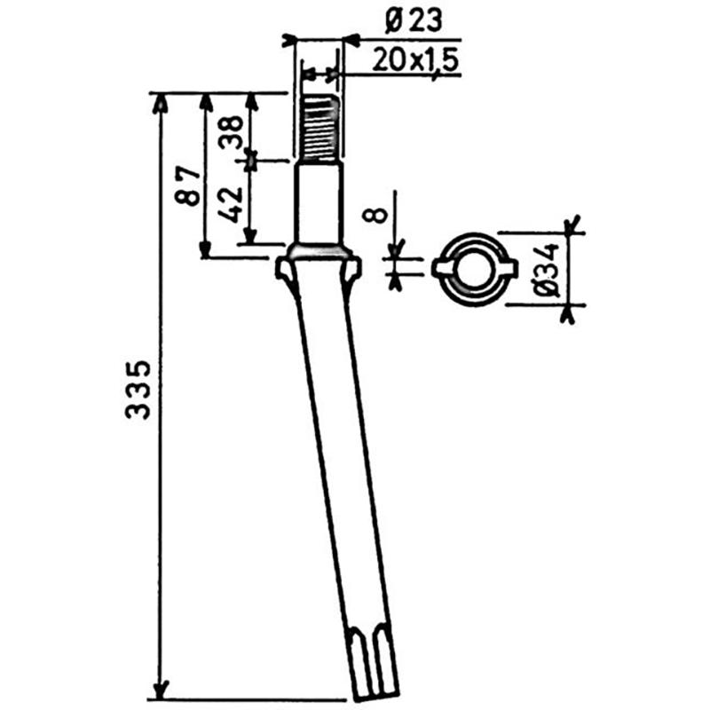 Kreiseleggenzinken Zyl. Kurz Rh1 Lely