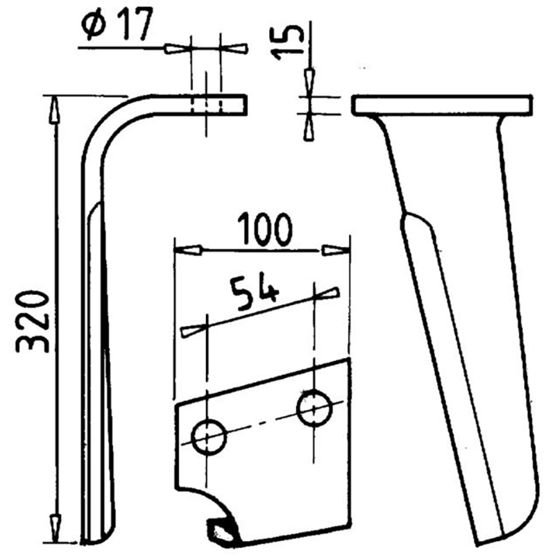 Kreiseleggenzinken Links 100X15 Perugi Kreiseleggenzinken Links 100X15 Perugi