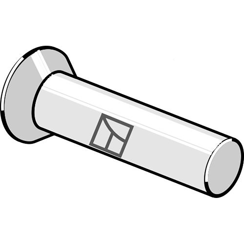 Landwirtschaft Bodenbearbeitung Grubber Schrauben & Zubehör Schar Senkniete Ø5x25