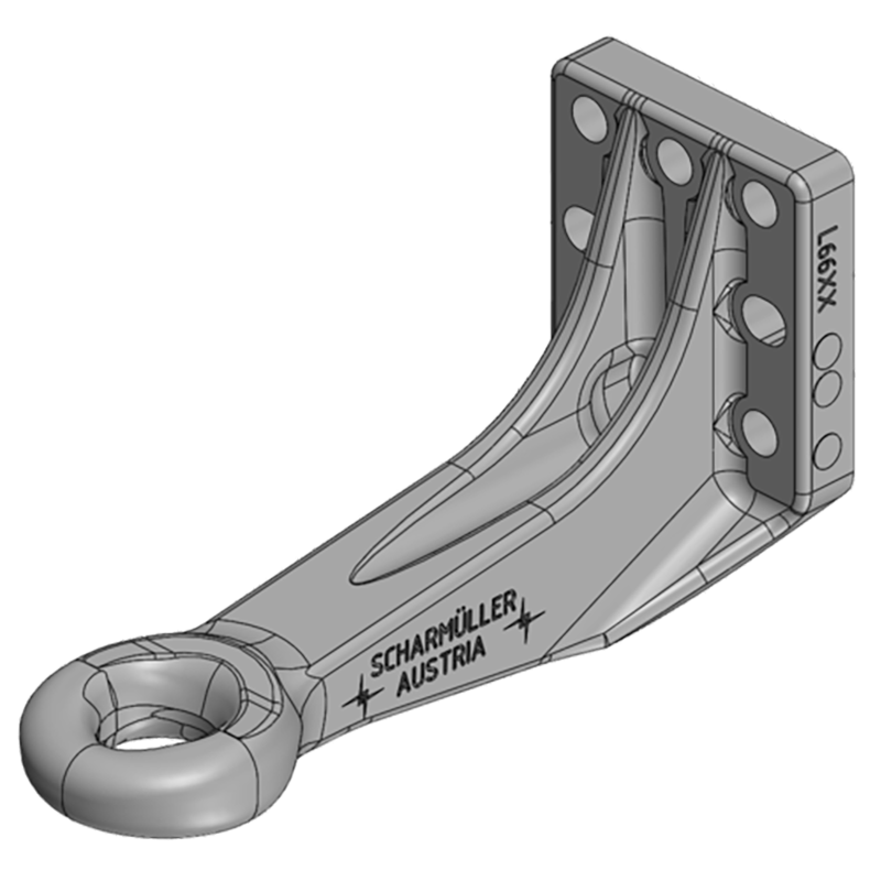 Anhängetechnik Scharmüller Zugöse Flansch #00.652.460.0-A02