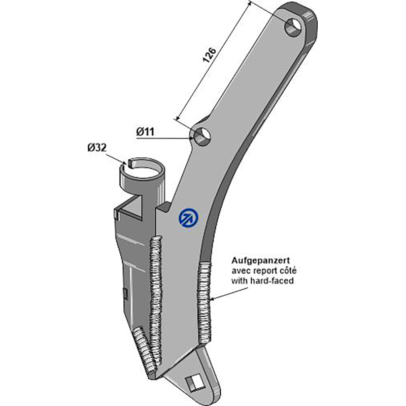 Landwirtschaft Bodenbearbeitung Grubber Schare & Leitbleche Säscharadapter Väderstad|Bourgault Landwirtschaft Bodenbearbeitung Grubber Schare & Leitbleche Säscharadapter Väderstad|Bourgault