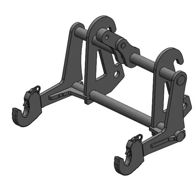 Agri-Power Schnellwechselrahmen von GIANT TENDO auf 3 PTS CAT2 MAIN CAT 2/3 442570
