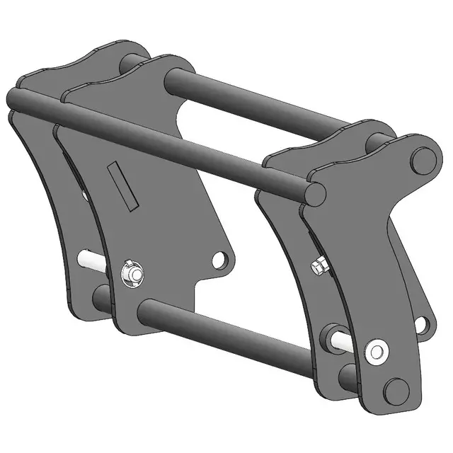 Agri-Power Schnellwechselrahmen von MX-FrontladerROUGE auf FAUCHEUX STD 415894