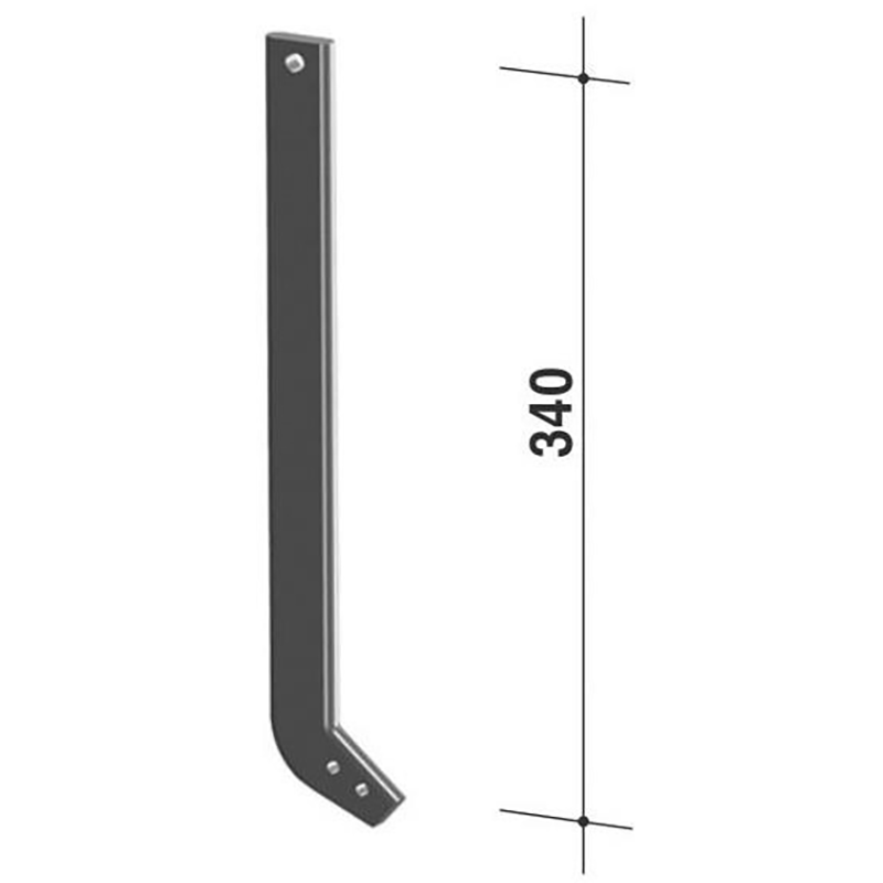 Hacktechnik Hackenstiel Gerade 32X10 Durchmesser 6 Mm Ea 16 Mm