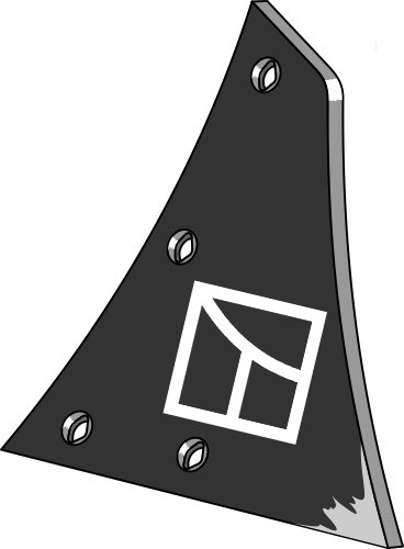 Pflugteil Streichblech-Vorderteil - rechts (619172) 34.0156 von Industriehof