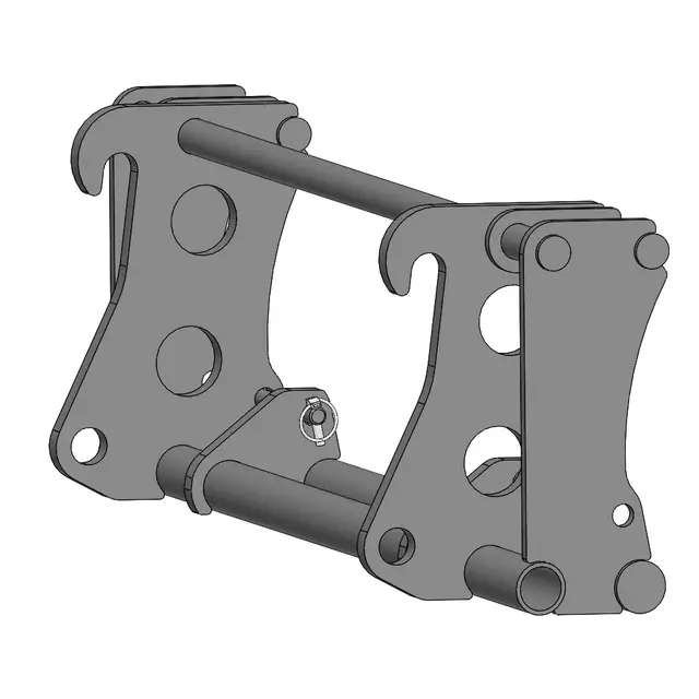 Agri-Power Schnellwechselrahmen von INTERFACE CHARGEUSE KUBOTA R085 auf Euroaufnahme 448434
