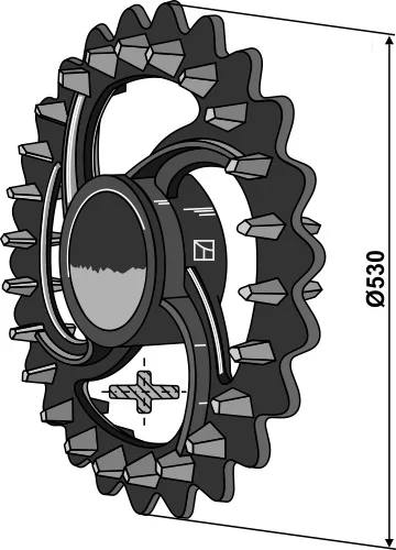 Crosskillring - Ø530mm | 316-518 Industriehof Scherenbostel | Crosskillring - Ø530mm (316-518)