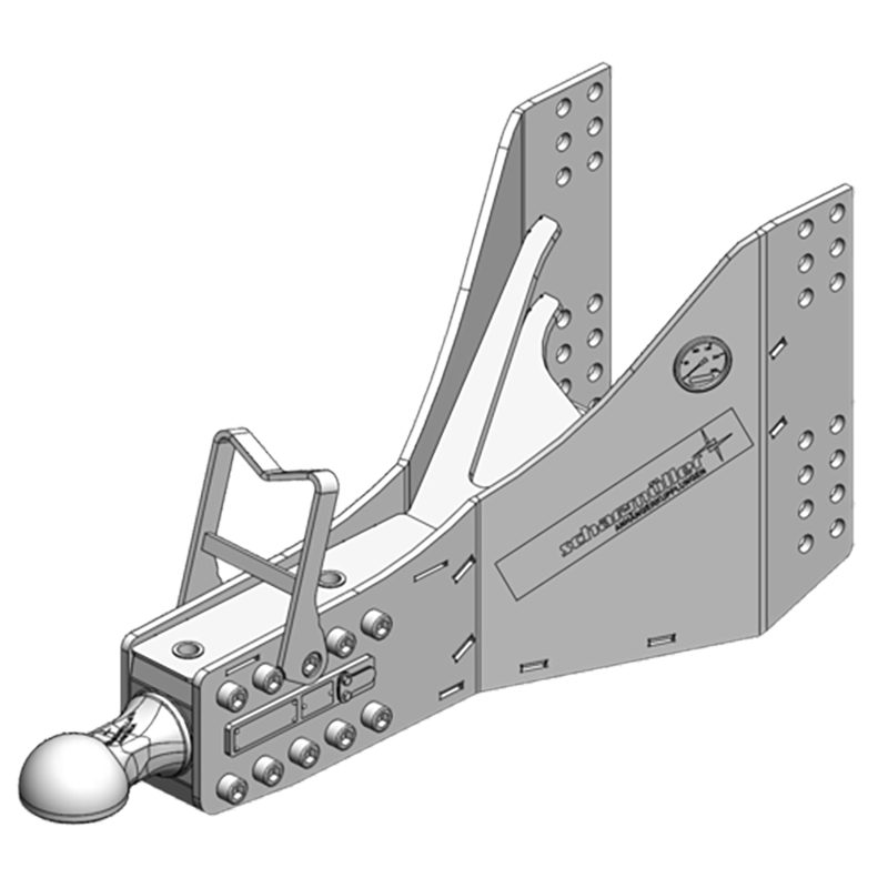 Anhängetechnik Scharmüller Notentriegelungs-System Scharmüller #40.744.03.0-SET