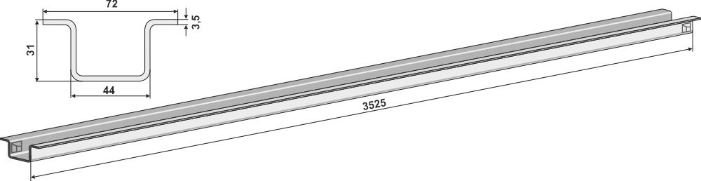 Kettenführungsschiene