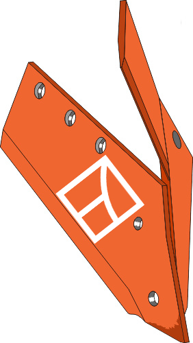 39.0021 Pflugteil Wechselspitzenschar mit Sech - rechts (30.54.452D/DK) 39.0021 Pflugteil Wechselspitzenschar mit Sech - rechts (30.54.452D/DK) passend für Naud