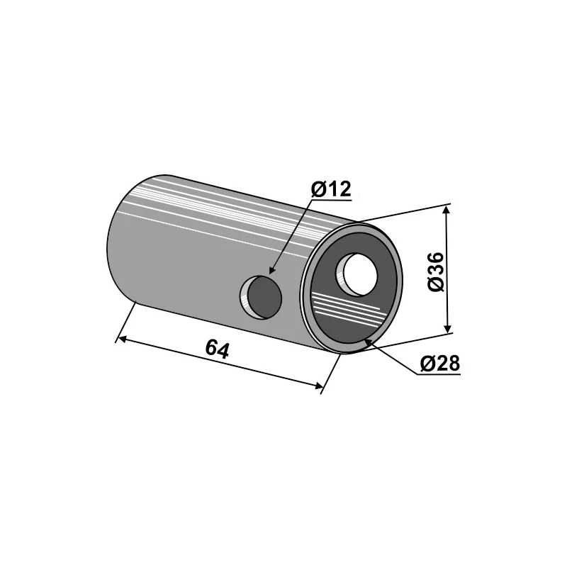IHOF Reduzierbuchse mit Bohrung Kat 3-2 / 28 - 36 mm verzinkt IHOF Reduzierbuchse mit Bohrung Kat 3-2 / 28 - 36 mm verzinkt (658-281)