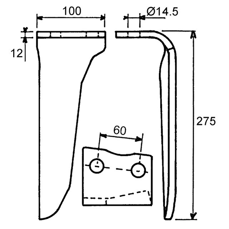 Kreiseleggenzinken Li.100X12 L275 Howard