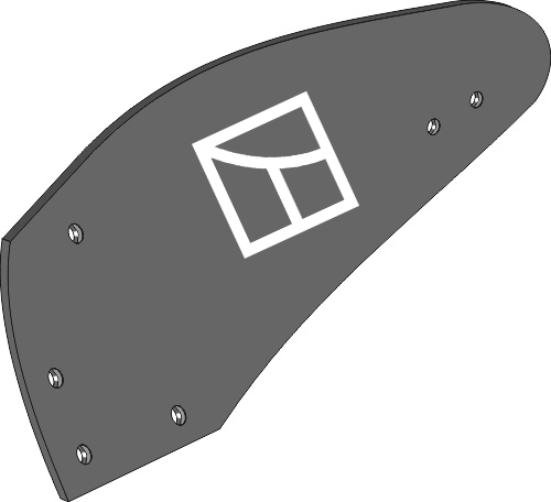 52.0011 Pflugteil Streichblech-Hinterteil - links (929.309.0 - 959.309.0) passend für Krone