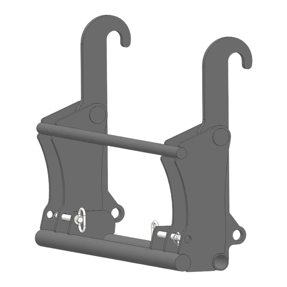 Adapterrahmen JCB Q-Fit auf Euro – Produktbild 1 Adapterrahmen JCB Q-Fit auf Euro – Adapteransicht 1
