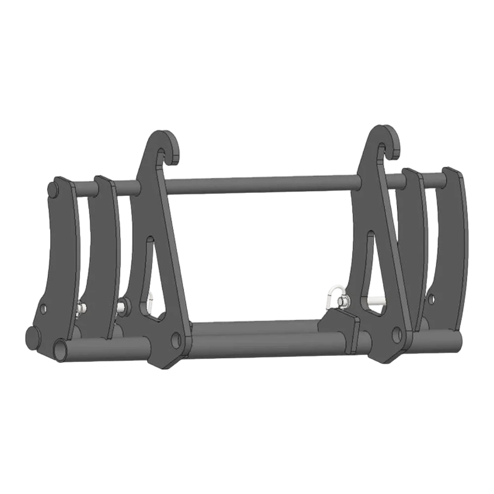 Adapterrahmen Volvo L20/L25 auf Euro – Adapteransicht 1