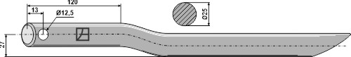 Frontladerzinken 560mm