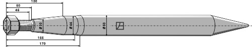 Frontladerzinken 880mm