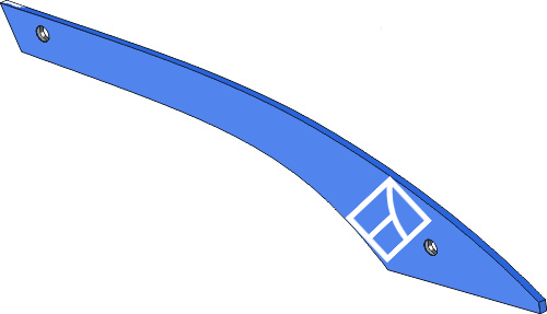 37.0151 Pflugteil Streichblech-Streifen SRP236OB4 - rechts (2728.13.01) passend für Rabe