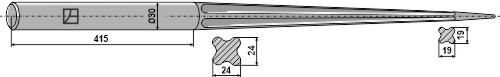 Schweißzinken 900mm