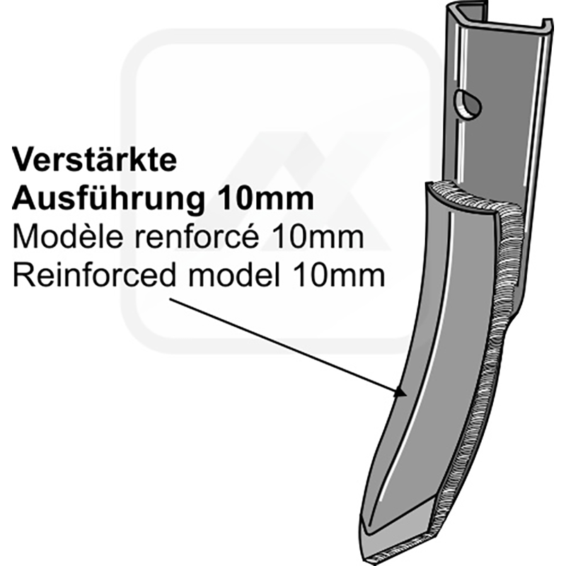 Landwirtschaft Bodenbearbeitung Grubber Schare & Leitbleche Schnell-Wechsel-Schar - 50mm Bourgault Grubber Schare & Leitbleche Schnell-Wechsel-Schar - 50mm Bourgault