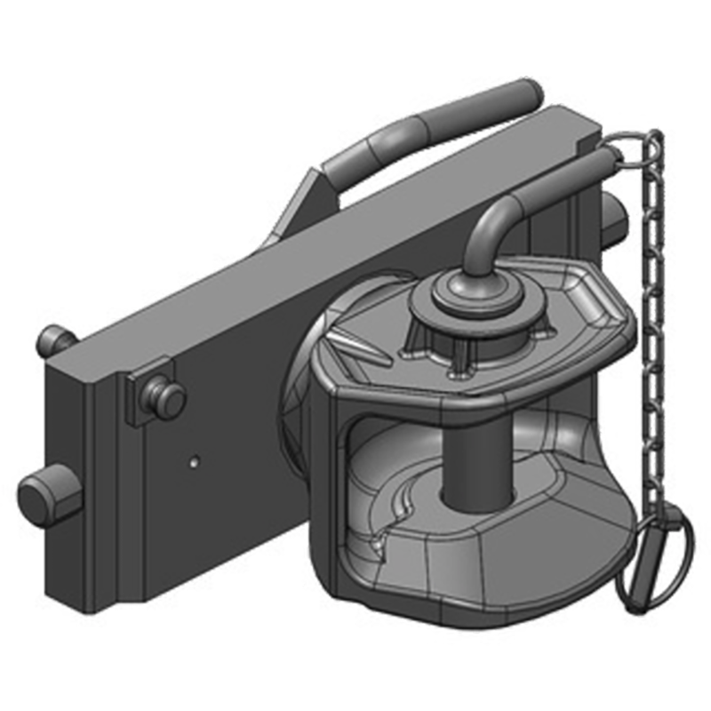 Traktorentechnik Anhängetechnik Scharmüller Zugmaul Standard mit Adapterplatte #03.3305.011-A02 Traktorentechnik Scharmüller Zugmaul Standard mit Adapterplatte 03.3305.011-A02