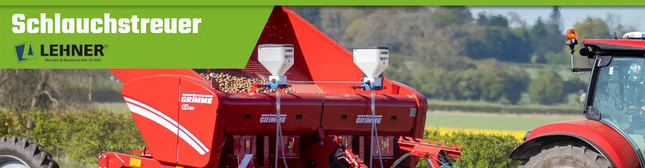 Schlauchstreuer AgroDos, AirDos und Vinero von Lehner