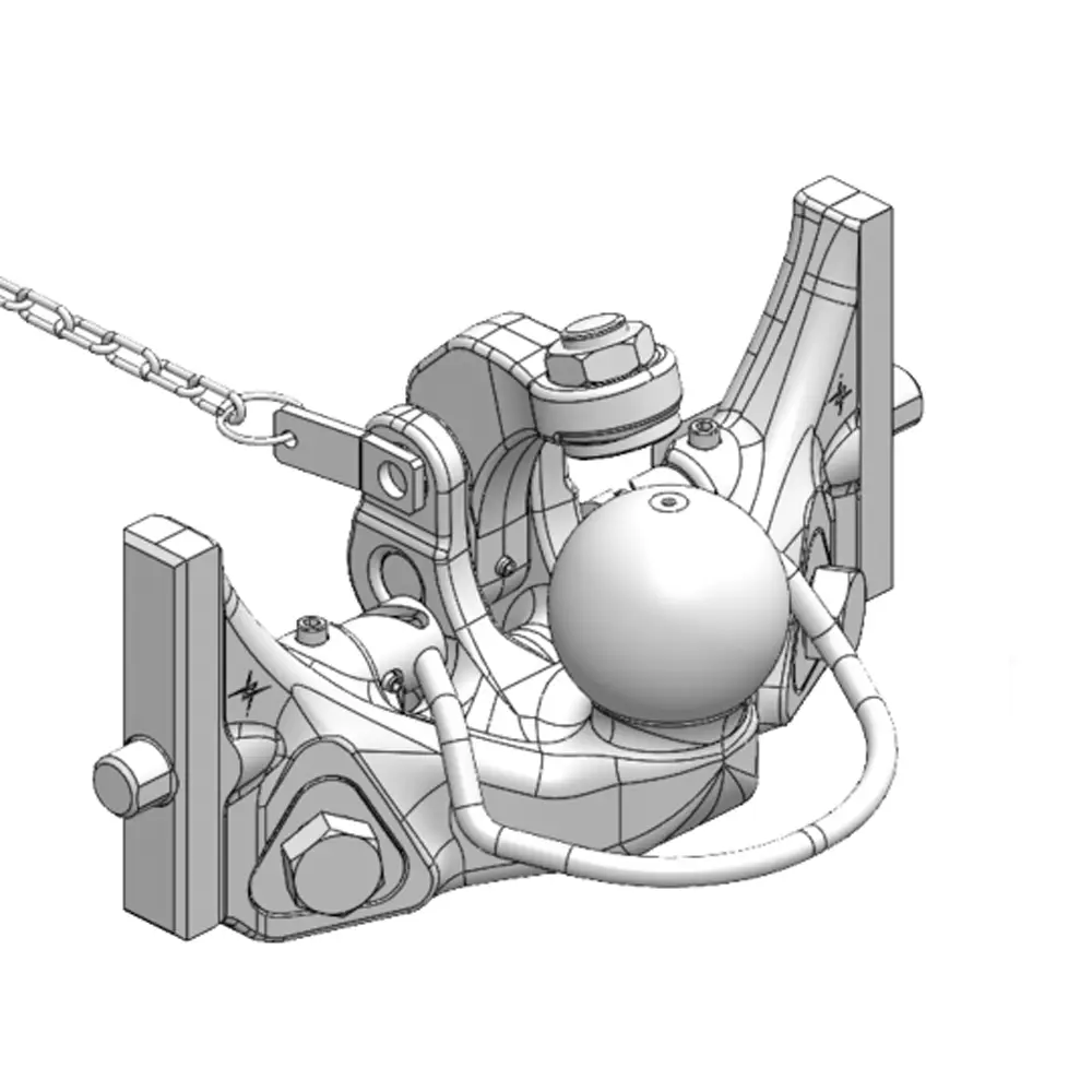 Kugeleinsatz K80 Scharmüller light 05.6335.55-A11 335mm für AGCO MF Kugeleinsatz K80 Scharmüller light 05.6335.55-A11 335mm für AGCO MF