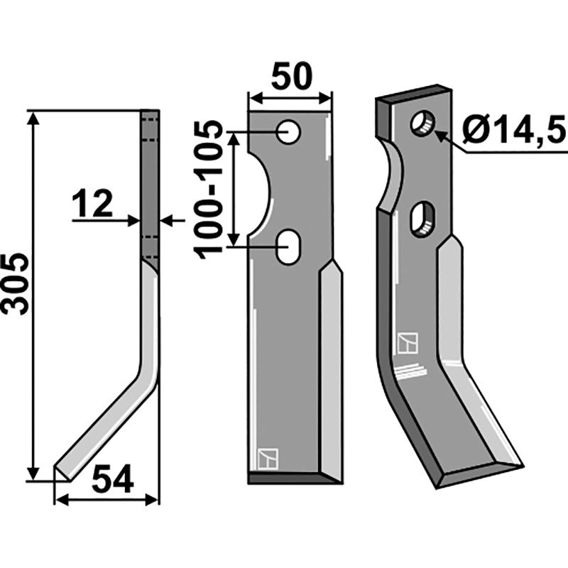 Simon Rotorzinken, linke Ausführung IHOF SIMO-01L