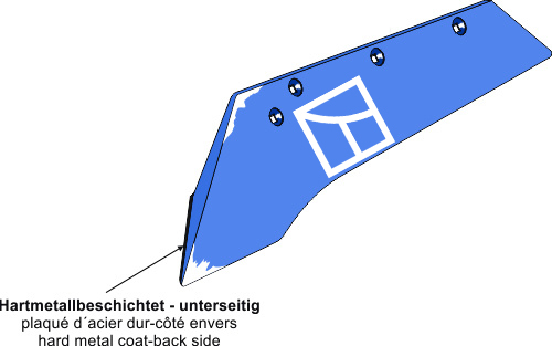 37.0108 Pflugteil Schnabelschar verstärkt SSP350WPL - links (2751.28.02) passend für Rabe