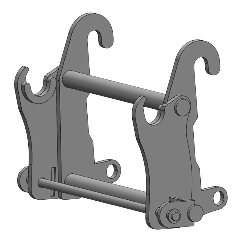 Adapterrahmen Dieci T60 auf Manitou – Produktbild 1 Adapterrahmen Dieci T60 auf Manitou – Adapteransicht 1