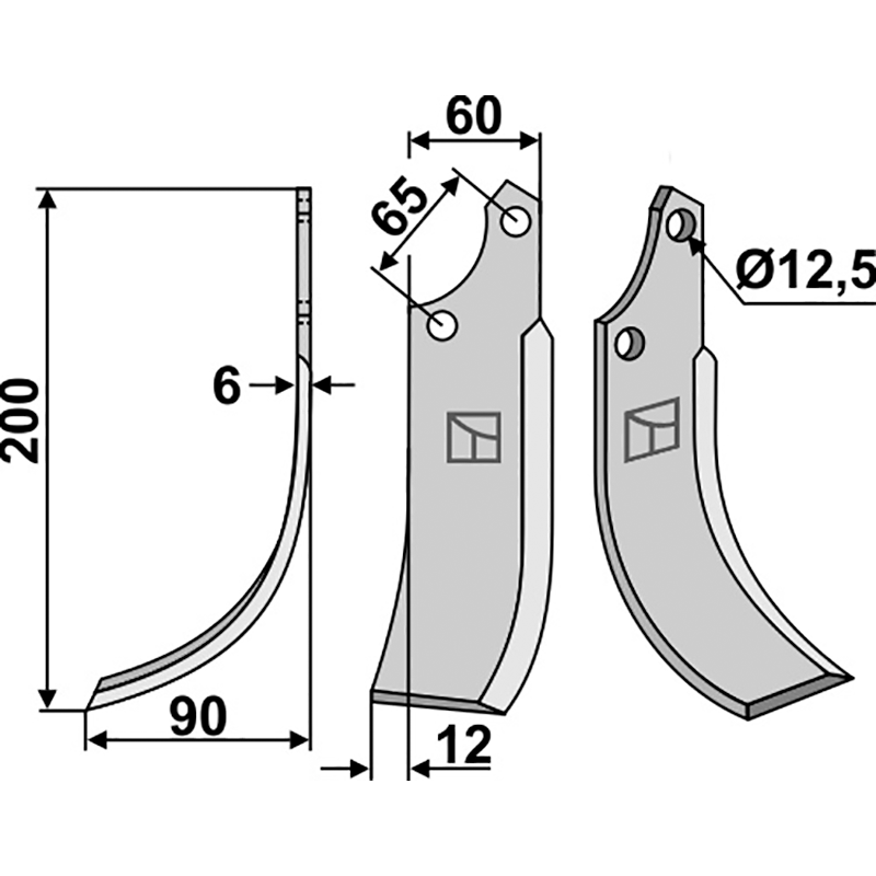 Ortolan Fräsmesser, linke Ausführung IHOF ORT-01L
