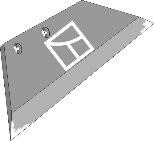 48.0021 Pflugteil Wechselspitzenschar - 16'' - links (—) 48.0021 Pflugteil Wechselspitzenschar - 16'' - links (—) passend für Överum