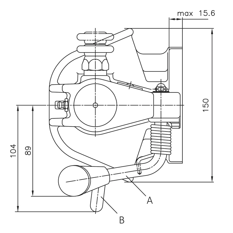 Anhängekupplung Rockinger RO243A35000 Flansch Anhängekupplung Rockinger RO243A35000 Flansch