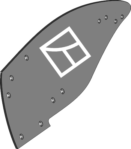 35.0129 Pflugteil Streichblech-Hinterteil - links (177439-177441) 35.0129 Pflugteil Streichblech-Hinterteil - links (177439-177441) passend für Grégoire Besson