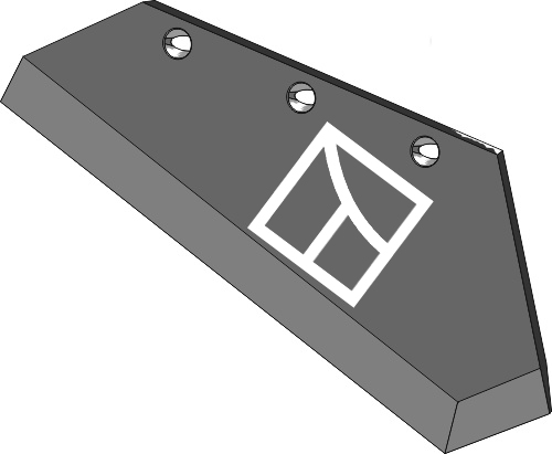 52.0042 Pflugteil Perfektschar - rechts (929.017.0 - 969.017.0) passend für Krone