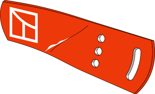 43.0048 Pflugteil Streichblech-Verlängerung - rechts (200054) 43.0048 Pflugteil Streichblech-Verlängerung - rechts (200054) passend für Niemeyer