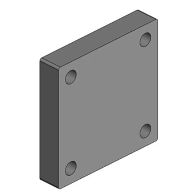 Traktorentechnik Anhängetechnik Scharmüller Anschweißplatte #00.645.10.0 Traktorentechnik Anhängetechnik Scharmüller Anschweißplatte #00.645.10.0