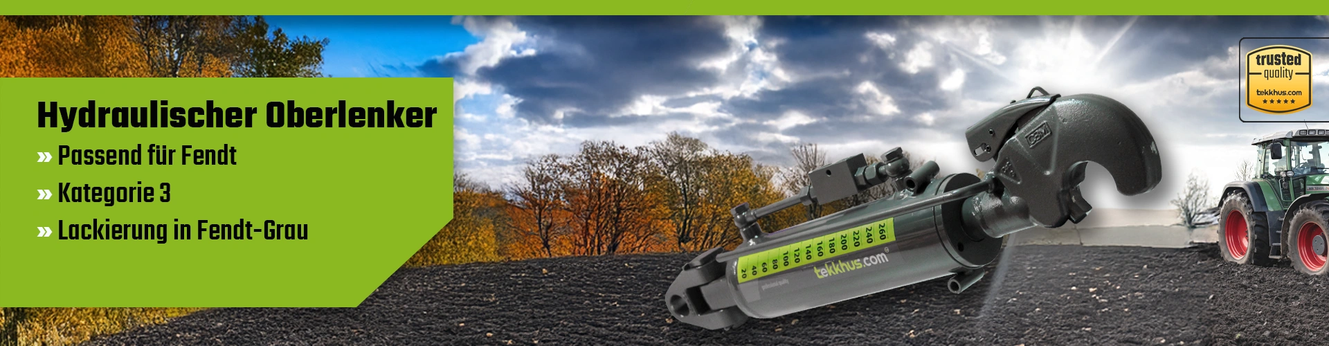 Hydraulische Oberlenker passend für Fendt in grauer Lackierung Hydraulische Oberlenker passend für Fendt in grauer Lackierung