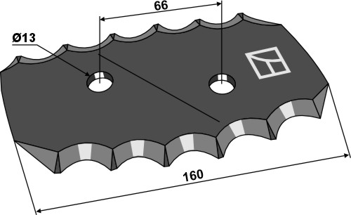 Futtermischwagenmesser, rechts