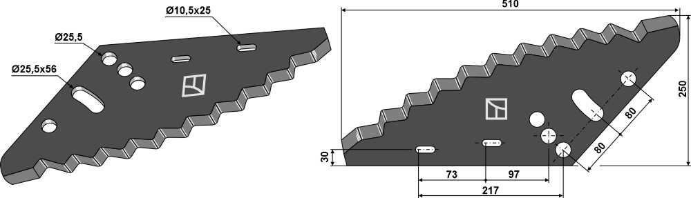 Futtermischwagenmesser