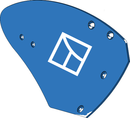 44.0032 Pflugteil Streichblech-Hinterteil NK40HR - rechts 44.0032 Pflugteil Streichblech-Hinterteil NK40HR - rechts passend für Frost