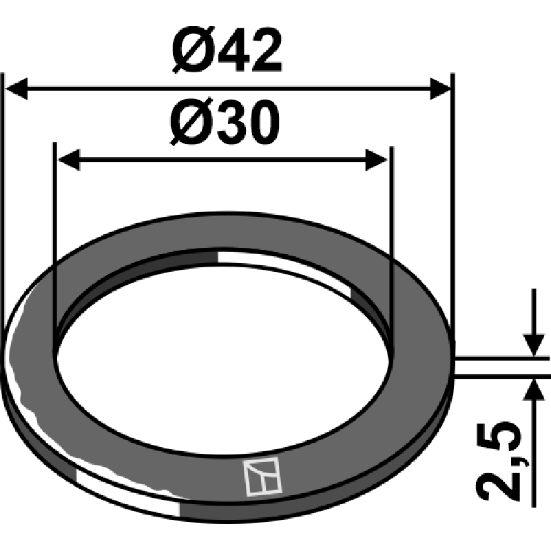 Landwirtschaft Bodenbearbeitung Scheibeneggen Zubehör Stützscheibe Landwirtschaft Bodenbearbeitung Scheibeneggen Zubehör Stützscheibe