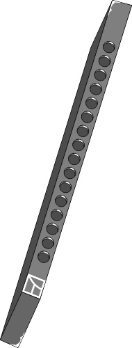 35.0036 Pflugteil Meißel 35x35 (172330) passend für Grégoire Besson