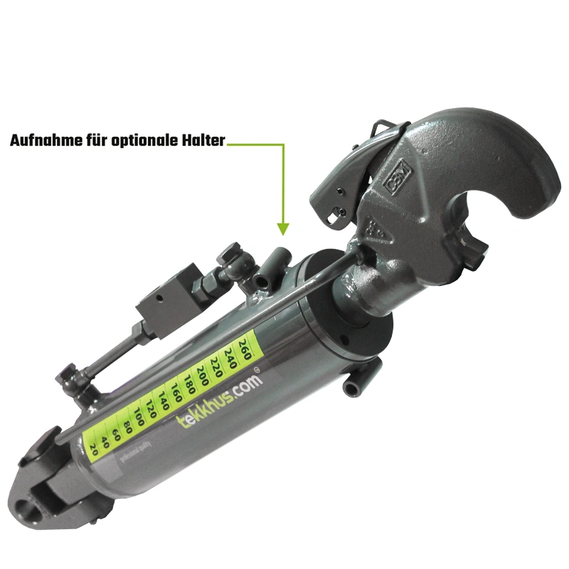 Zylinder mit Haltöse für optionalen Bügel Hydraulischer Oberlenker KAT 3 AGCO/FENDT-Grau optional mit Halterung