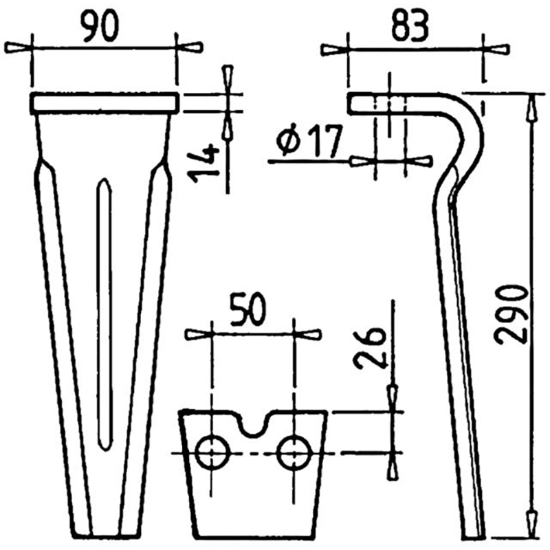 Kreiseleggenzinken 90X290 Rh78 Forigo Kreiseleggenzinken 90X290 Rh78 Forigo