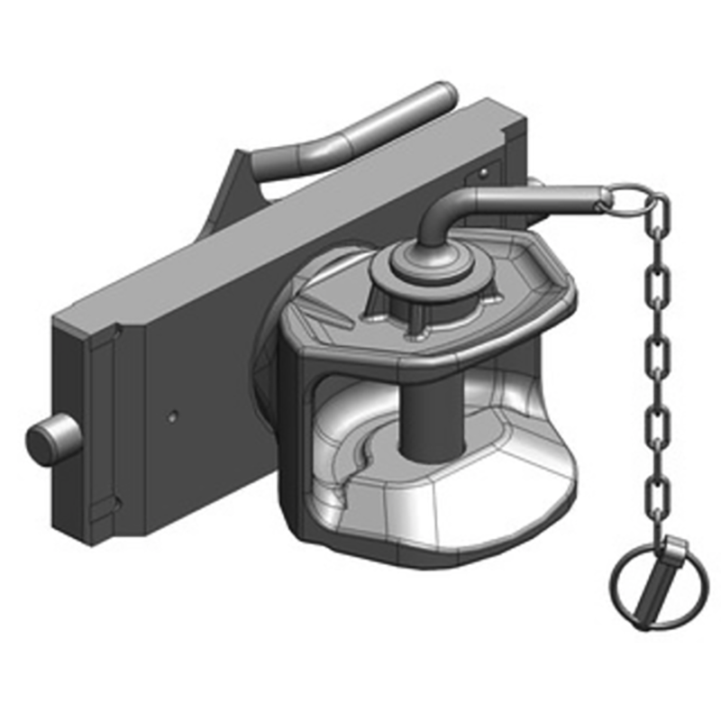 Traktorentechnik Anhängetechnik Scharmüller Zugmaul Standard mit Adapterplatte #03.3105.02-A02