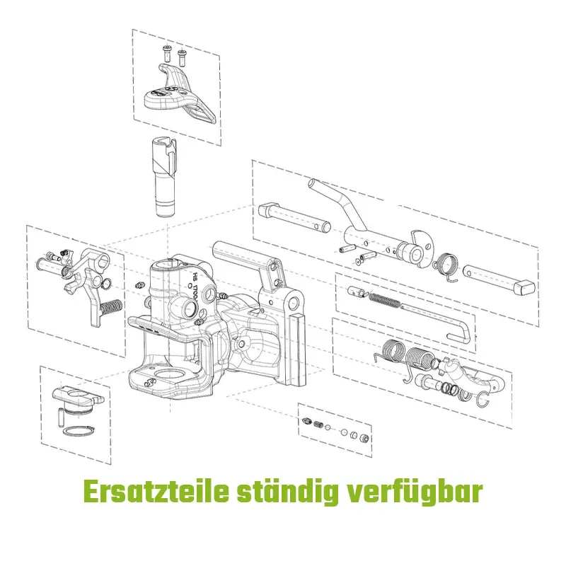 Zugmaul Sauermann HS17101KU32 320 mm 32er Bolzen Case IH Anhängekupplung Sauermann HS17101KU32 320 mm 32er Bolzen Case IH